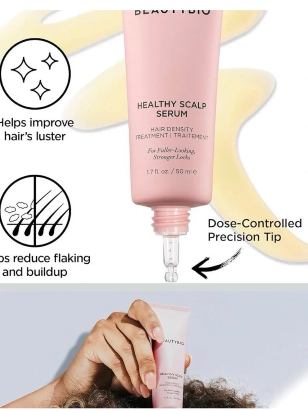 Beauty Bio healthy, scalp serum hair, density treatment